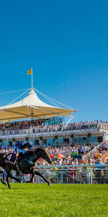 Ryan Moore on Land Force (4) winning the Qatar Richmond Stakes on Ladies' Day on the third day of the Qatar Goodwood Festival 2018 (QGF)..Picture date: Thursday August 2, 2018..Photograph by Christopher Ison ©.07544044177.chris@christopherison.com.www.christopherison.com